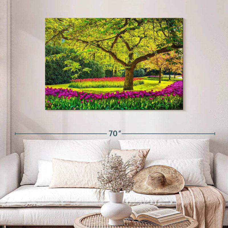 Parc de jardin Sireci Keukenhof, H 32 po x l 48 po