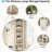 Six-Tier Corner Bookshelf Multi-Use Storage Shelf-28834186