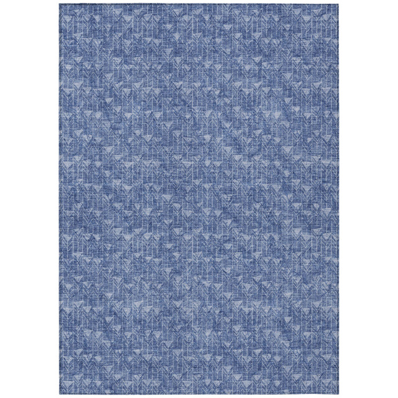 Femke Washable Geometric Indoor / Outdoor Rug, Rectangle 8' x 10'