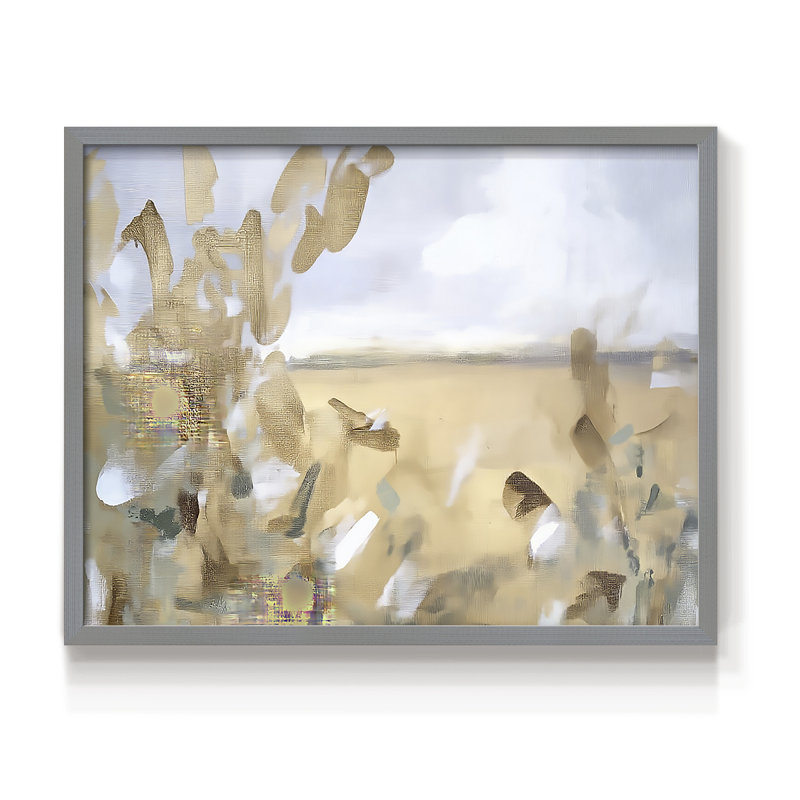 Série paysage-11 - reproduction encadrée, H 8 po x l 10 po, Gris