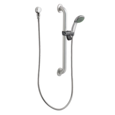 Pomme de douche à barre coulissante commerciale