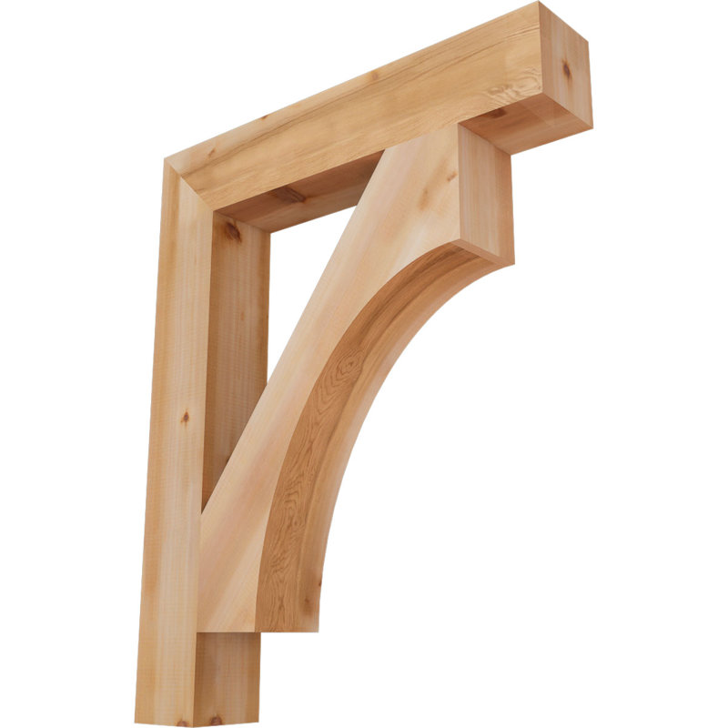 Support Westlake Block, Cèdre rouge de l'Ouest (lisse), H 42 po x l 5,5 po x P 34 po