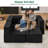 Modular Boneless Sectional Sofa With 1 Ottoman,Modern Minimalist Upholstered Couches, Comfort U Shaped Sofa For Living Room,Deep Seat Corner Couch,No Assembly Required-523030441