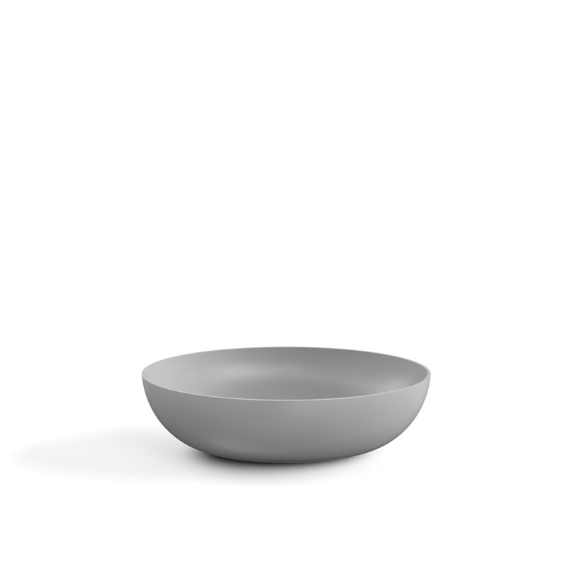 Belfry Bathroom Hadley Ceramic Oval Countertop Basin Bathroom Sink, Charcoal Grey