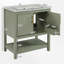 30'' Single Bathroom Vanity With Ceramic Sink Top-133155585