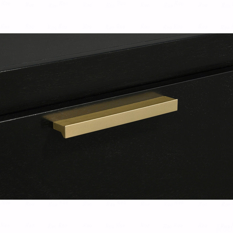 Commode 4 tiroirs, Noir