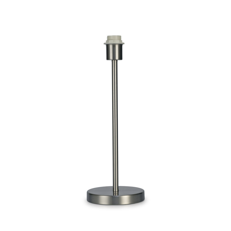 Lisette Metal Lamp Base Lamp, Silver