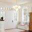 7 - Light Sputnik Design Tiered Chandelier With Globe Shade-1784673435