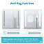 63mm W 65mm H Medicine Cabinet Mirror 3 Adjustable