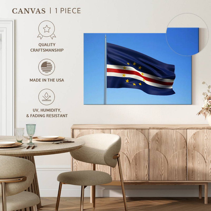 Blue Sky Cape Verde Flag