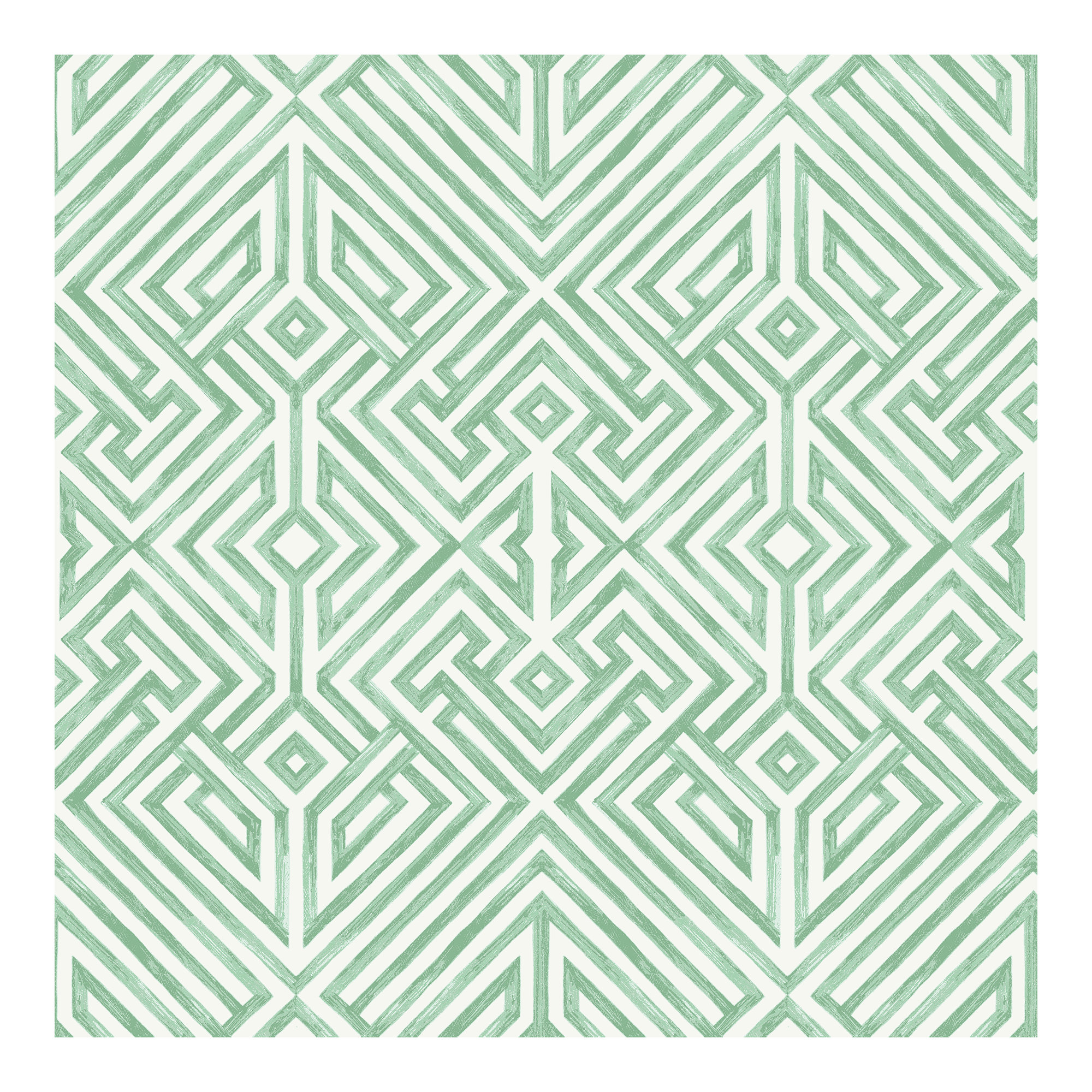 Shauni 33' L x 20.5' W Wallpaper Roll, Green