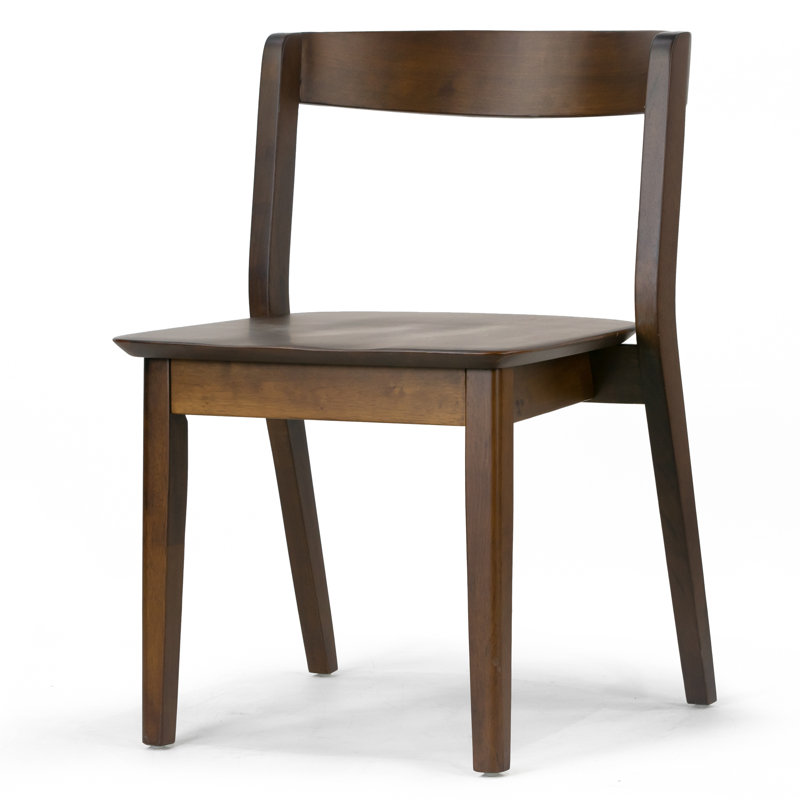 Ayslinn 17.52'' H Upholstered Side Chair, Walnut