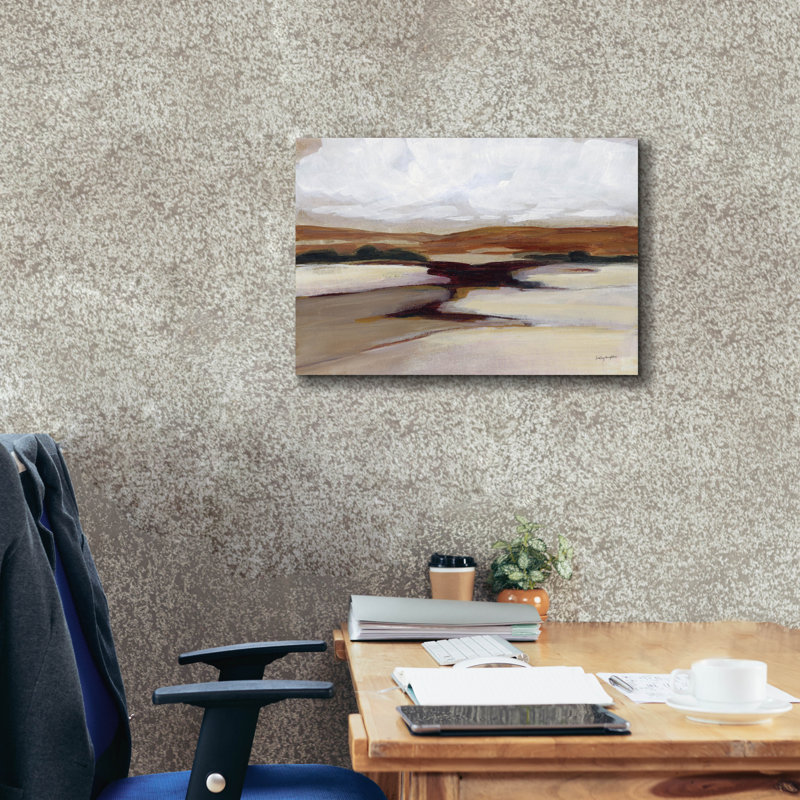 «Cranberry Flats» par Haley Knighten, art mural sur toile, H 18 po x l 26 po x P 0,75 po