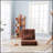Fold Down Sofa Bed, Adjustable Floor Couch Sofa with One Pillow, 5 Reclining Position