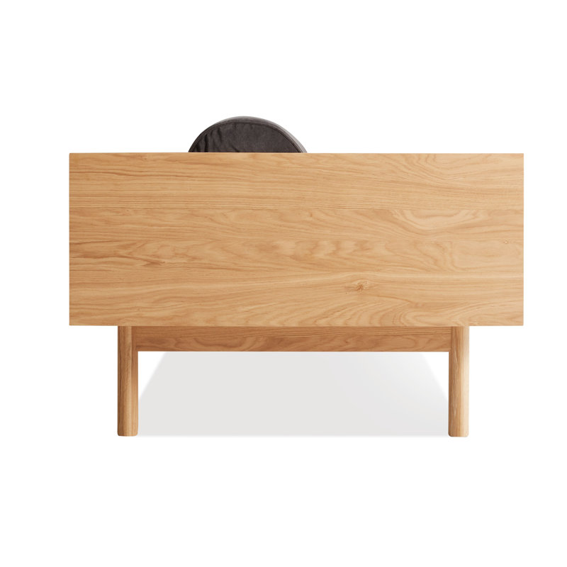 Souvenir Sofa, White Oak, Storm Velvet Velvet