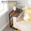 C Table End Table with Built-In Outlets
