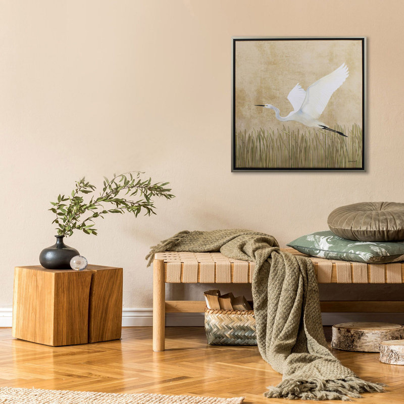 " Egret Alighting II "