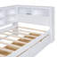 Lit de jour moderne simple avec 2 tiroirs, lit de jour avec tablette de rangement et ports de chargement USB-1818892286