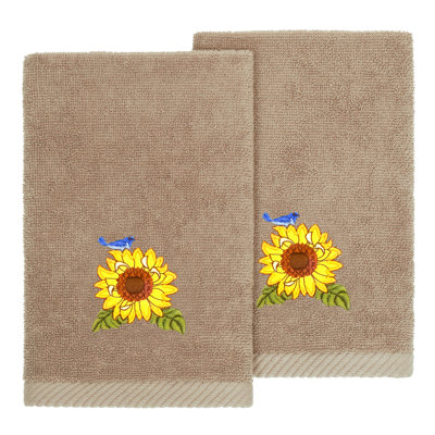  2 Piece 100% Turkish Cotton Fingertip Towel Set