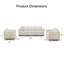 Ensemble de canapé modulaire en velours Ridoy-1833954385