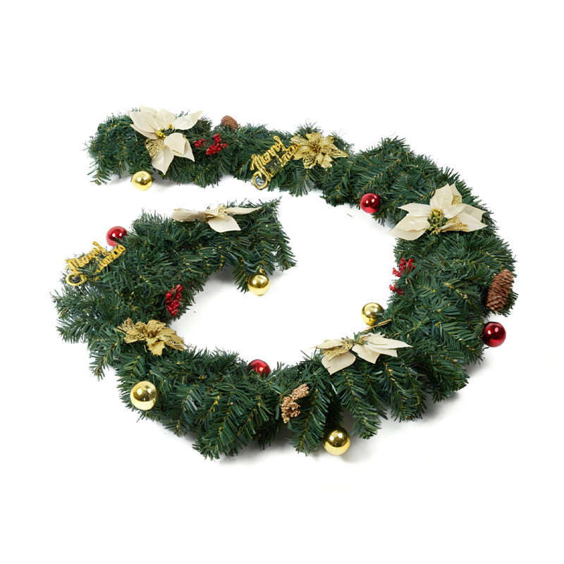 Lighted Wreath, Gold