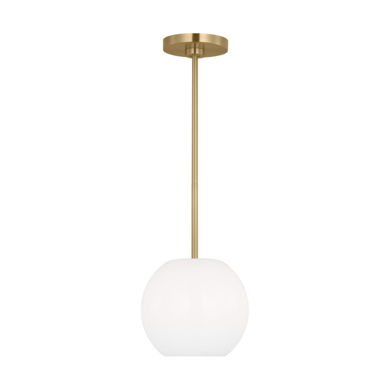 Luminaire suspendu simple à 1 lumière Frans, Or, Non