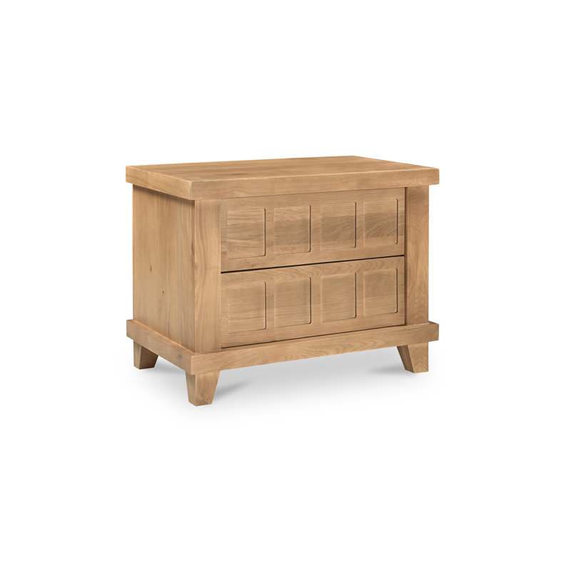 Enya Nightstand Red Oak, Brown
