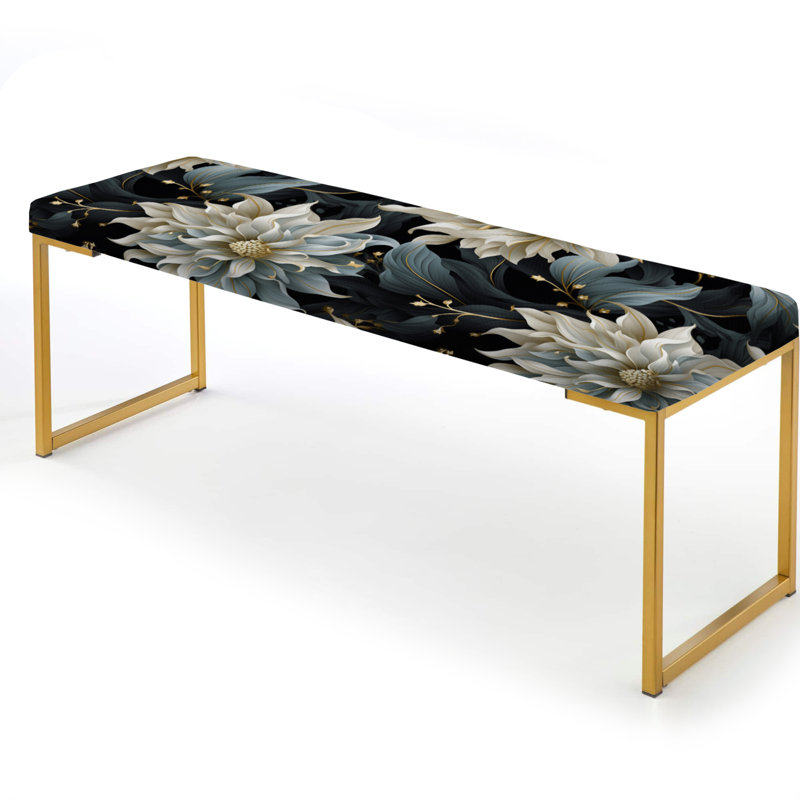 Banc beige et bleu Elegance - Glam