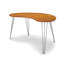 Sage Kidney Desk With Metal Legs