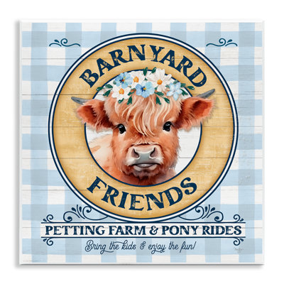 «Barnyard Friends», art mural à carreaux par Mollie B.
