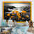 Impression dorée sur toile encadrée
