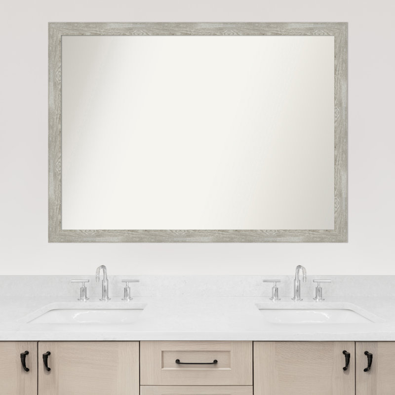 Miroir de salle de bain Regen, Rectangle, 33,5 po x 45,5 po