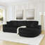 Canapé-lit modulaire rembourré en velours Corduroy-1818098731