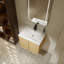 Meuble-lavabo flottant 24 po avec lavabo, armoire en chêne clair et portes à fermeture en douceur 24 po-886073022