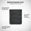 Sleek Modern Charcoal Grey 3-drawer Nightstand | Full Extension Bedside Storage End Table | Gift Idea