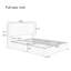 Lit de rangement hydraulique Ineva, lit de rangement relevable avec lumière DEL RVB, haut-parleur Bluetooth, aucun sommier nécessaire-1558521284-1558521286
