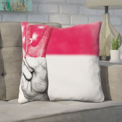 Microsuede Reversible Throw Pillow