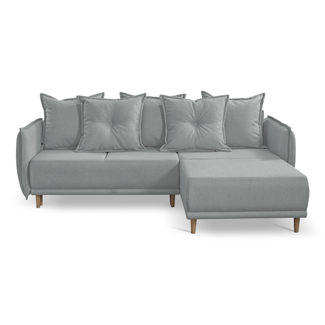 Ecksofa Afonso mit Bettfunktion