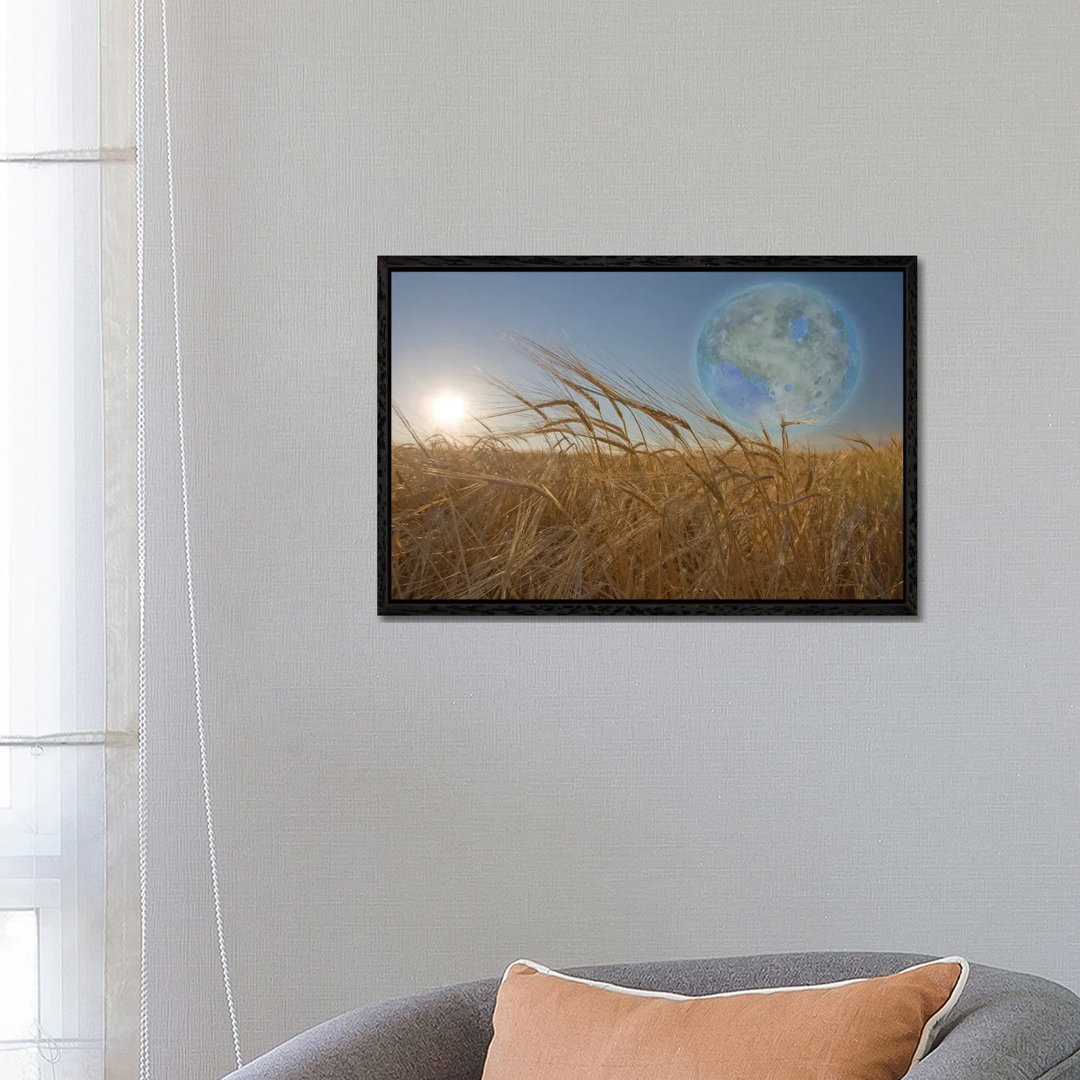 Terraformed Luna Seen From Field On Earth von Bruce Rolff - Gallery-Wrapped Canvas Giclée on Canvas