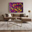 «Neo Expressionism 57», art mural sur toile mauve-1583195359