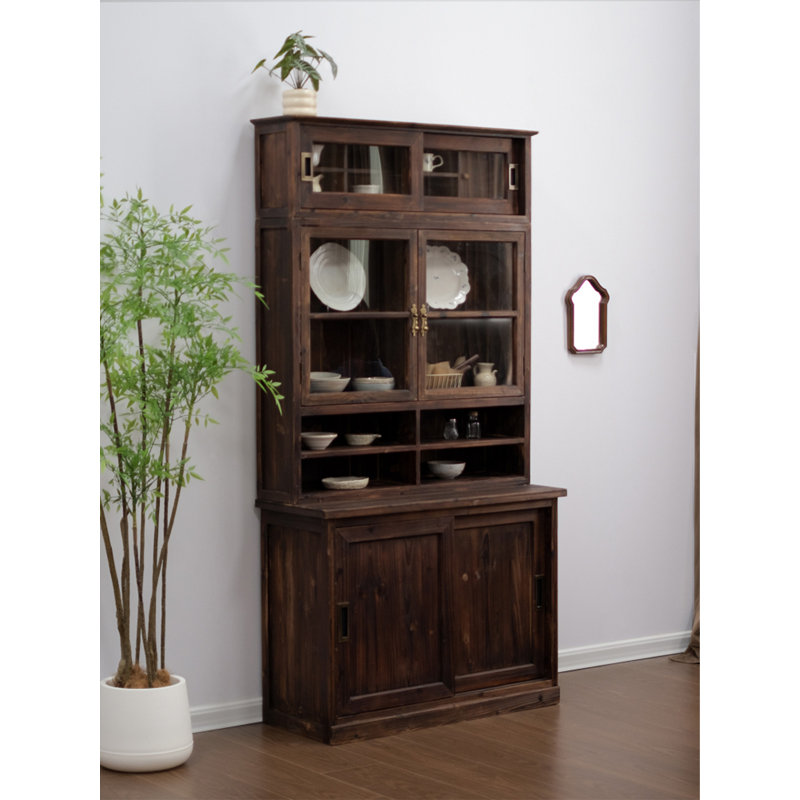 36.6-inch Solid Chinese Fir Standard Pantry Cabinet