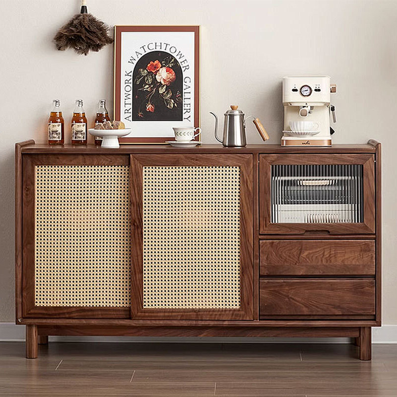 Modern minimalist sideboard with storage function, 33.66" H x 62.99" W x 15.75" D