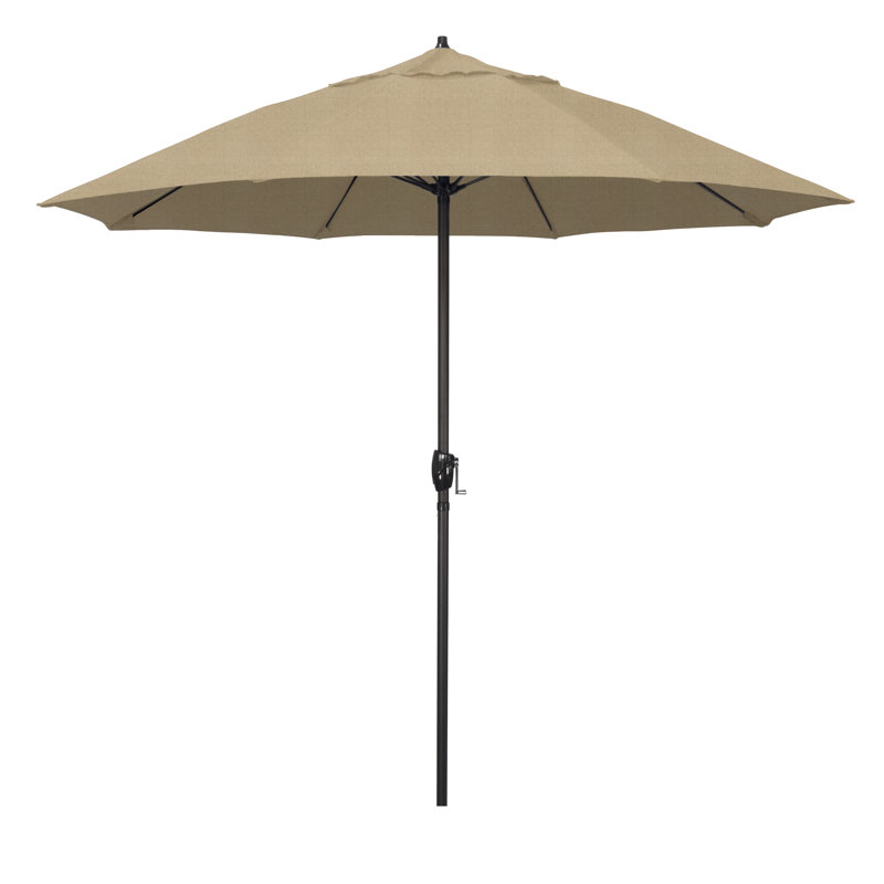 Parasol de marché 7,5 pi Gino, H 102 po x l 108 po x P 108 po, Toile toile Sunbrella® blé