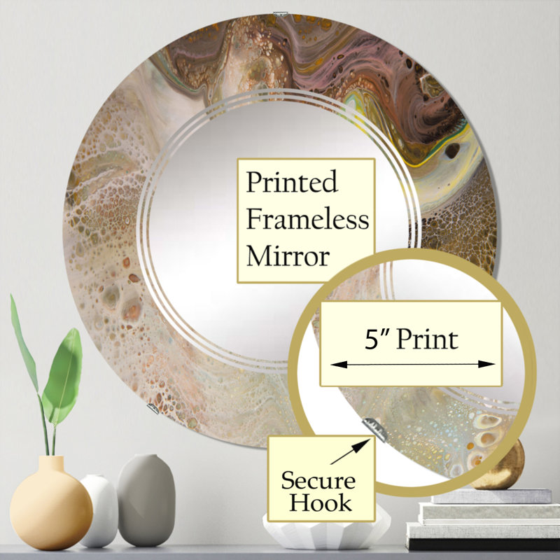 Miroir de salle de bain sans cadre, 24 po x 24 po