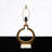 Traditional Open Circle Antiqu/Marble Table Lamp