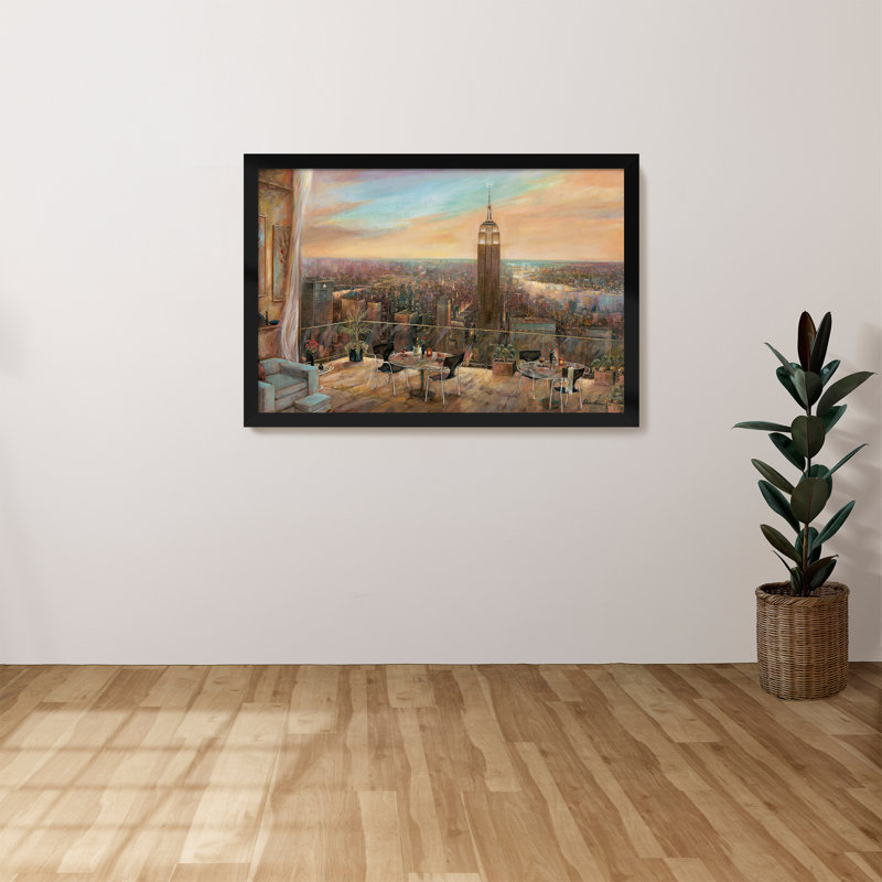 " A New York View " by Ruane Manning, 35.5" H x 51.5" W x 0.75" D