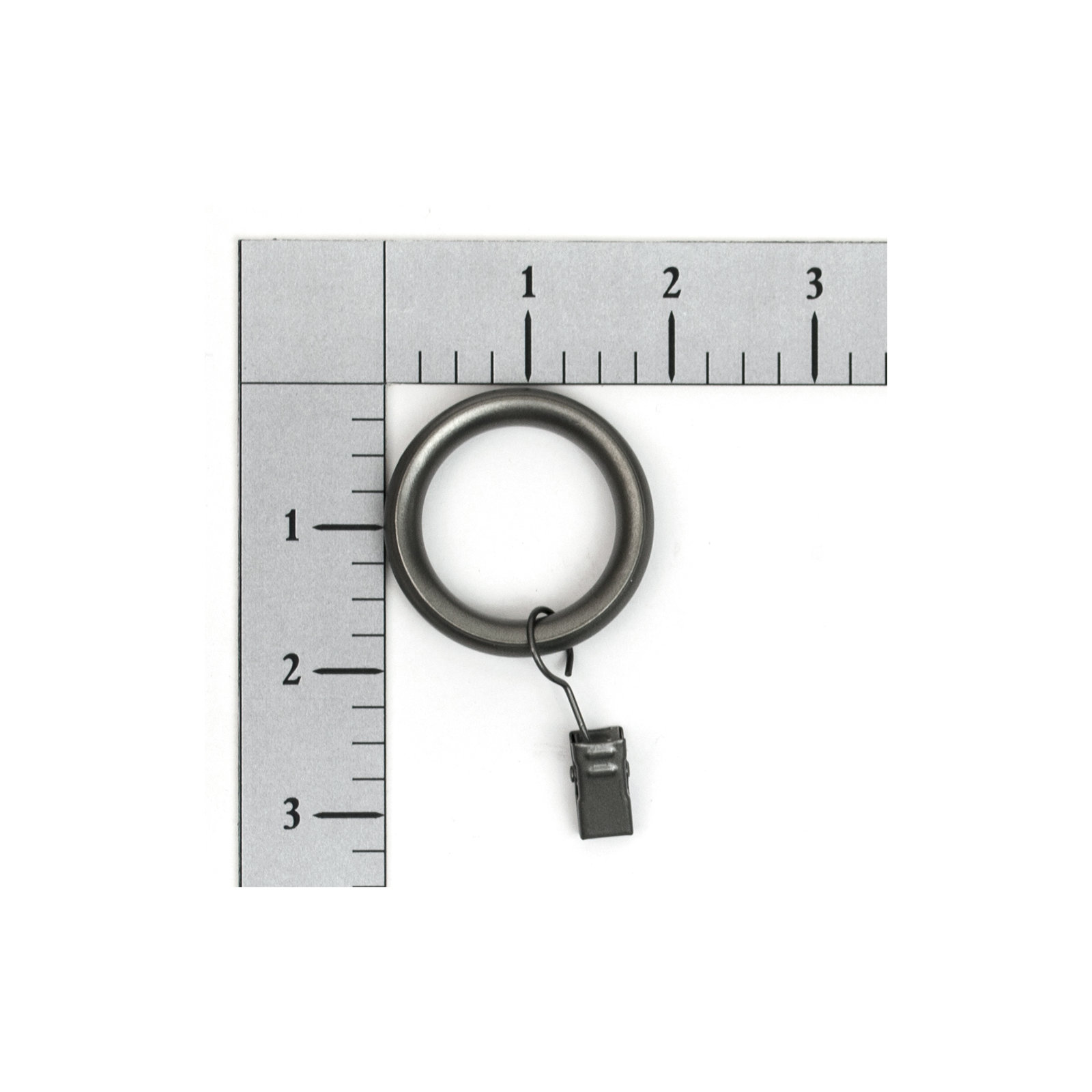 Vasios Curtain Rings, Pewter
