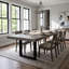 Origins 108" Gray Stone Dining Table