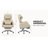 Swivel Ergonomic Office Chair-357404129