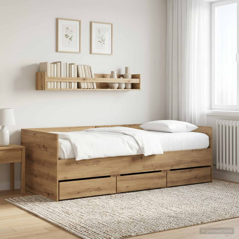 Daybed, Artisan Oak